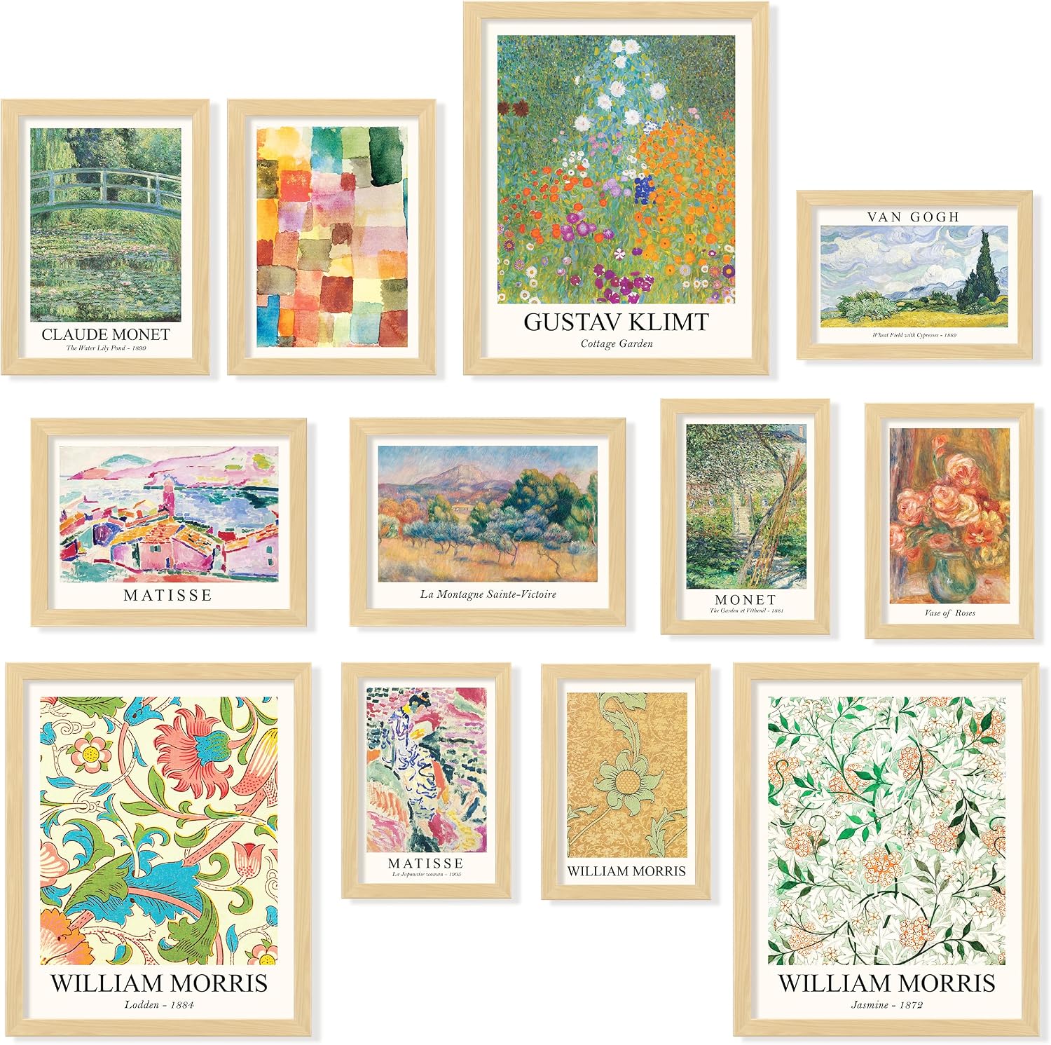 12 Unframed Vintage Reproduction Prints