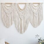 Large Macrame Wall Hanging with Beads