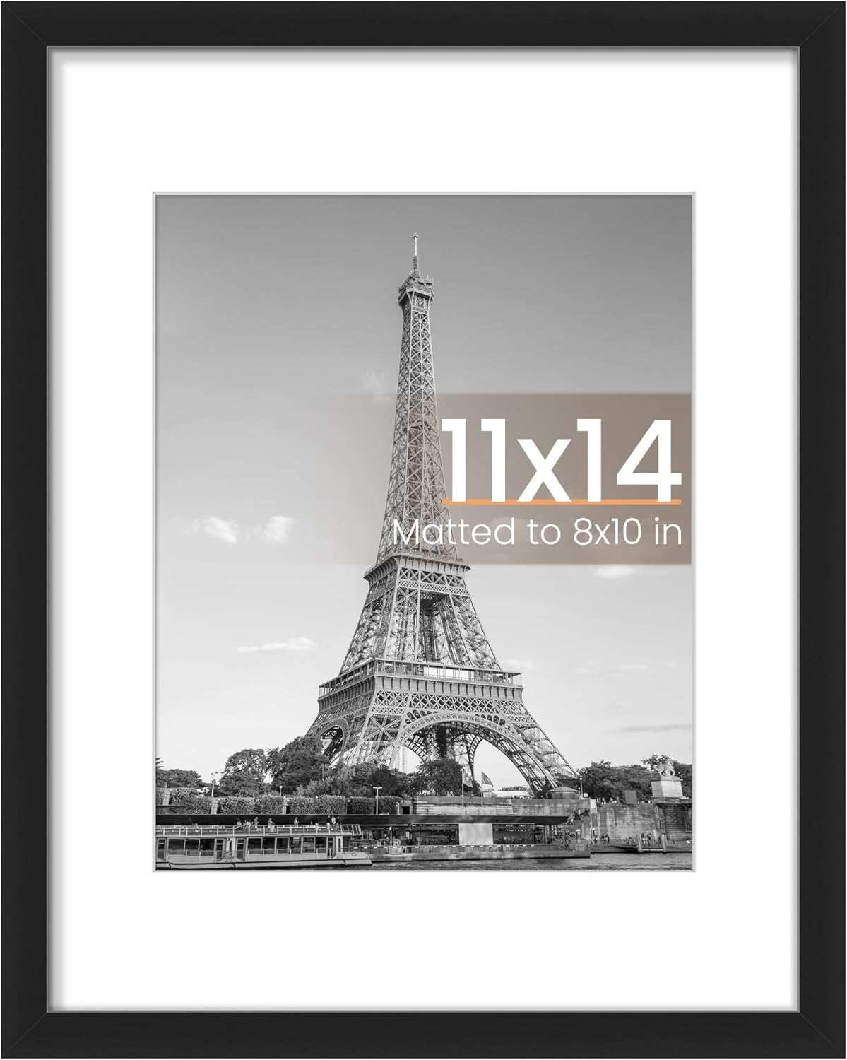 Black Wood Finish Gallery Frame