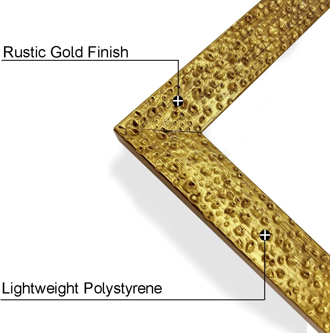 Gold Textured Polystyrene Frames