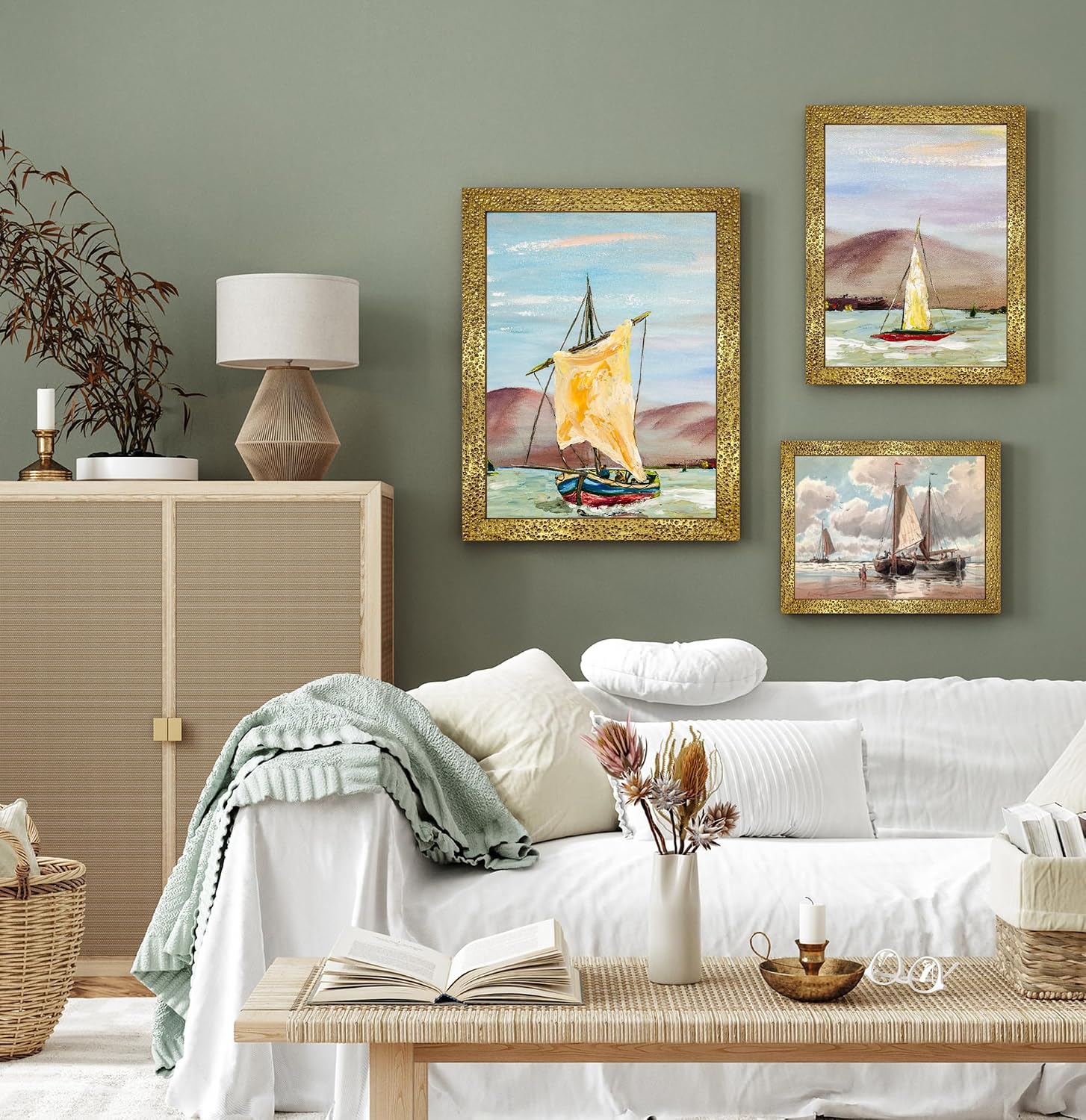 Gold Textured Polystyrene Frames