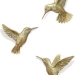 Three-Piece Hummingbird Wall Decor Set