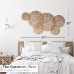 Six-Piece Woven Jute Wall Decor Set