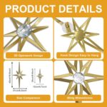 Four-Piece Starburst Wall Sculpture Set