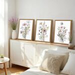 Three-Piece Floral Canvas Art Set