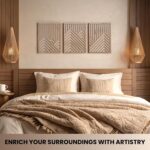 Three-Piece Wooden Mountain Wall Art Set