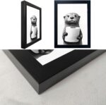 Framed Raccoon Toilet Paper Wall Art
